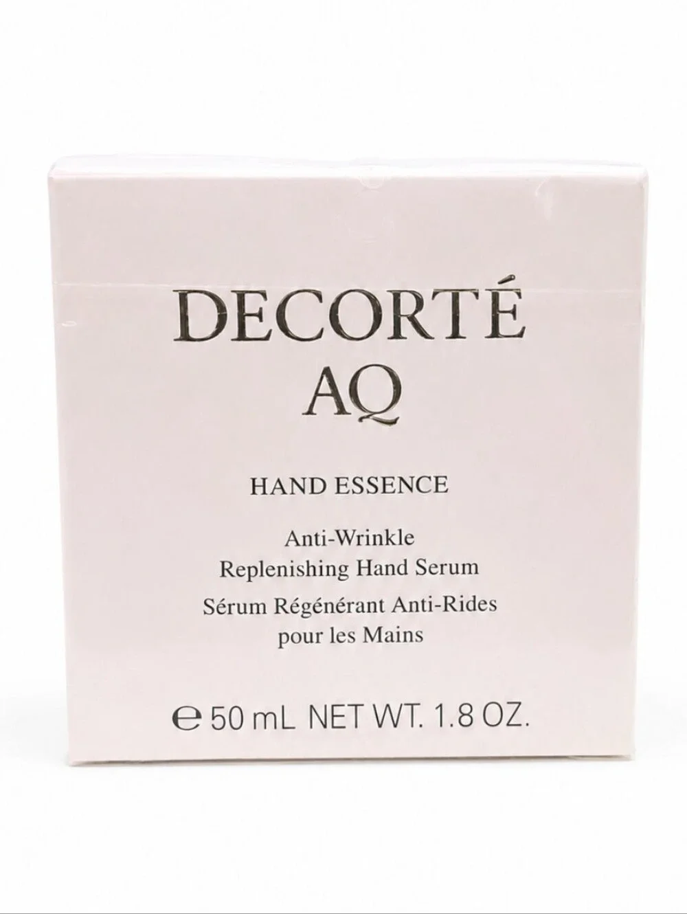 DECORTÉ AQ Hand Essence Anti-Wrinkle Hand Serum 1.8 oz 50mL NIB Sealed